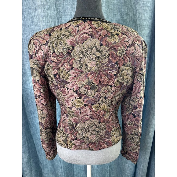 Vintage John Roberts Floral Jacket/Blazer Size M/L - Picture 5 of 6